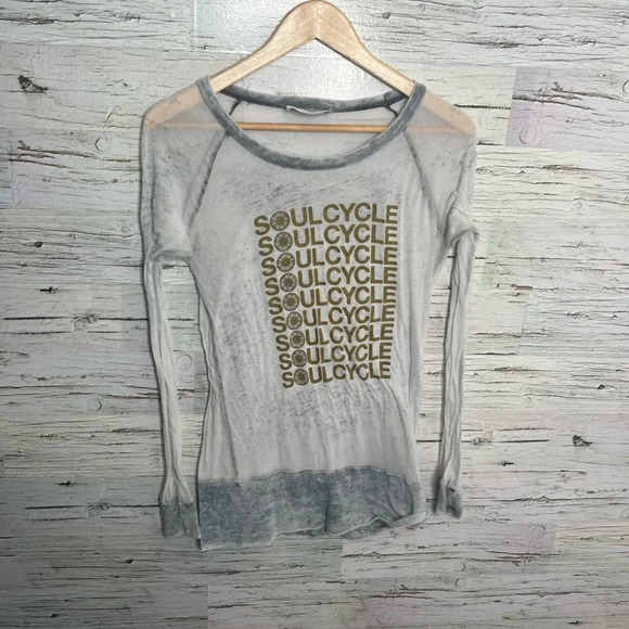 Soulcycle long sleeve size medium gray - Picture 1 of 8